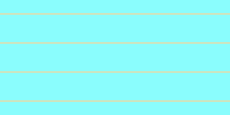 #16fdfd (50%), #fcd393 horizontal lines, four pixels wide, ninety-seven pixels apart