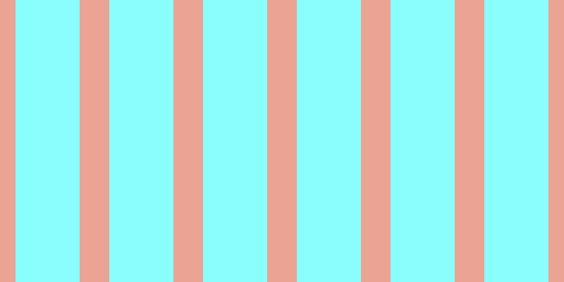 #16fdfd (50%), #eba393 vertical lines, forty-two pixels wide, ninety-one pixels apart