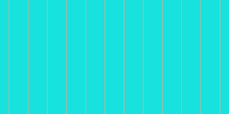 #17e2dd, #eba393 vertical lines, two pixels wide, sixty-five pixels apart