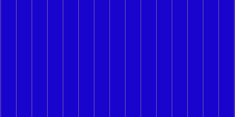 #1804cd, #caa393 vertical lines, one pixels wide, fifty-two pixels apart