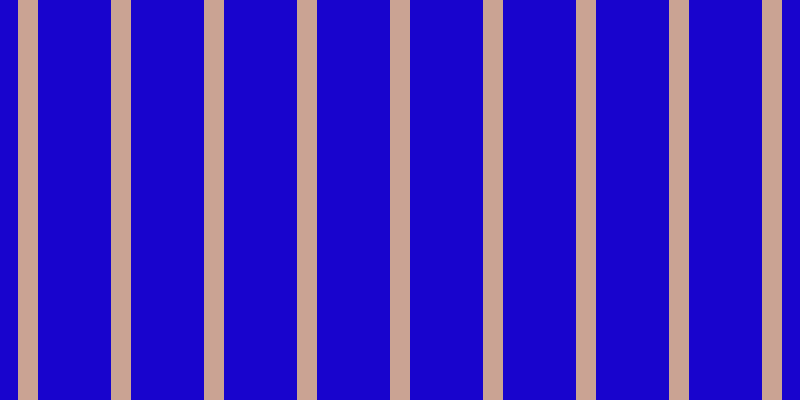 #1804cd, #caa393 vertical lines, twenty pixels wide, seventy-three pixels apart