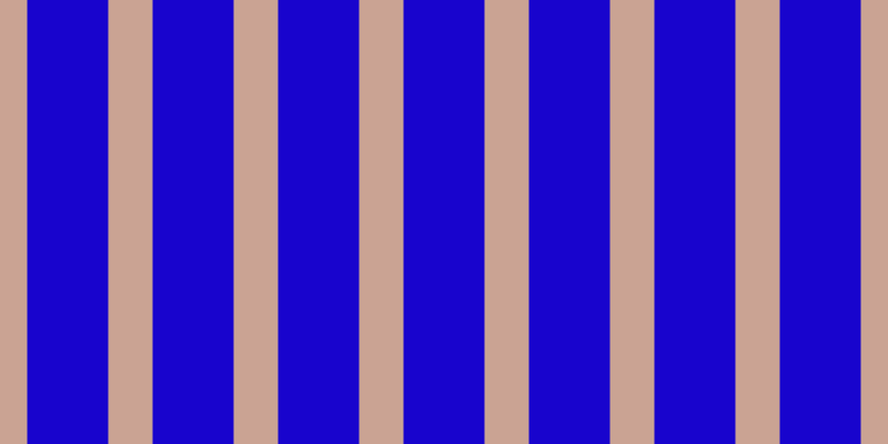 #1804cd, #caa393 vertical lines, forty pixels wide, seventy-three pixels apart