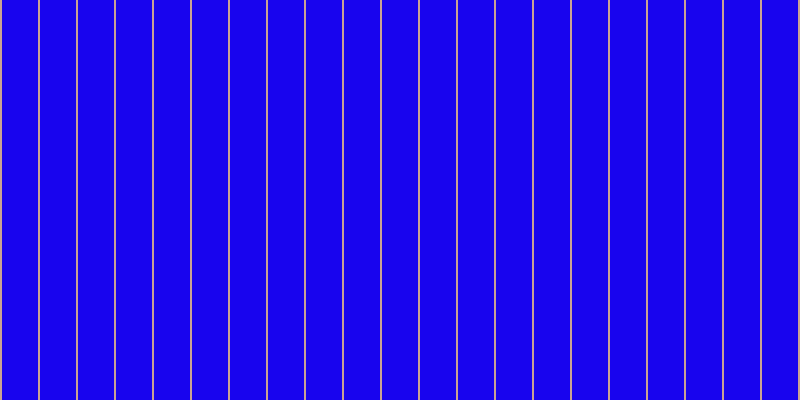 #1804ee, #caa393 vertical lines, two pixels wide, thirty-six pixels apart