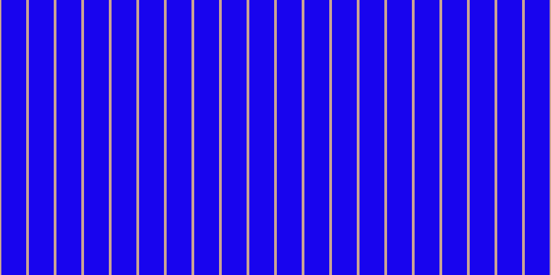 #1804ee, #caa393 vertical lines, four pixels wide, thirty-six pixels apart