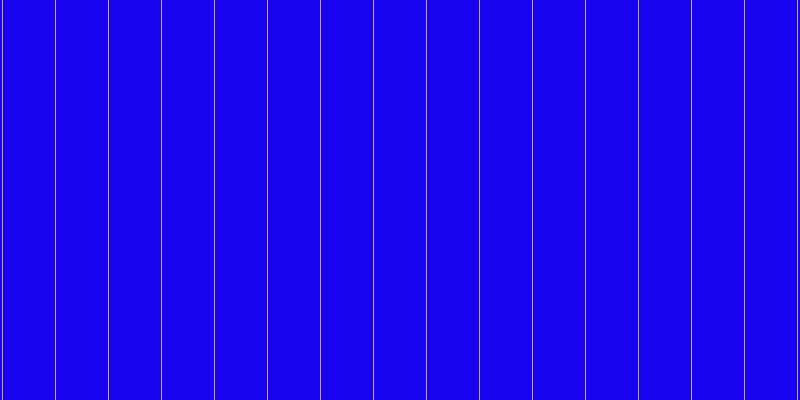 #1804ee, #caa393 vertical lines, one pixels wide, fifty-two pixels apart