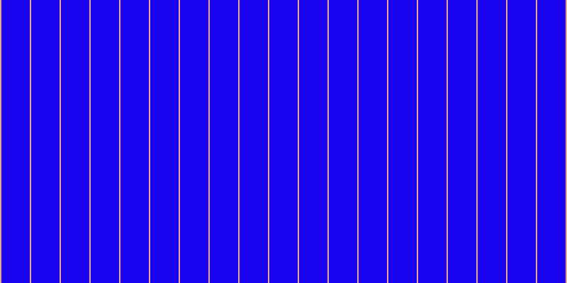 #1804ee, #eba393 vertical lines, two pixels wide, forty pixels apart