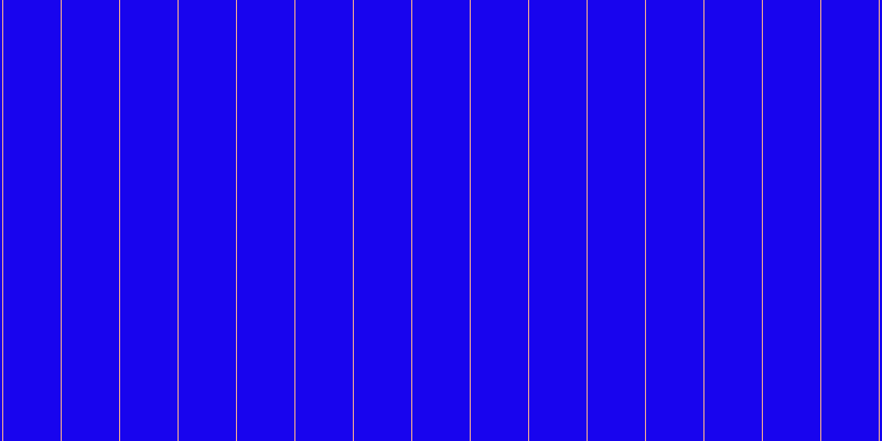#1804ee, #eba393 vertical lines, one pixels wide, fifty-two pixels apart