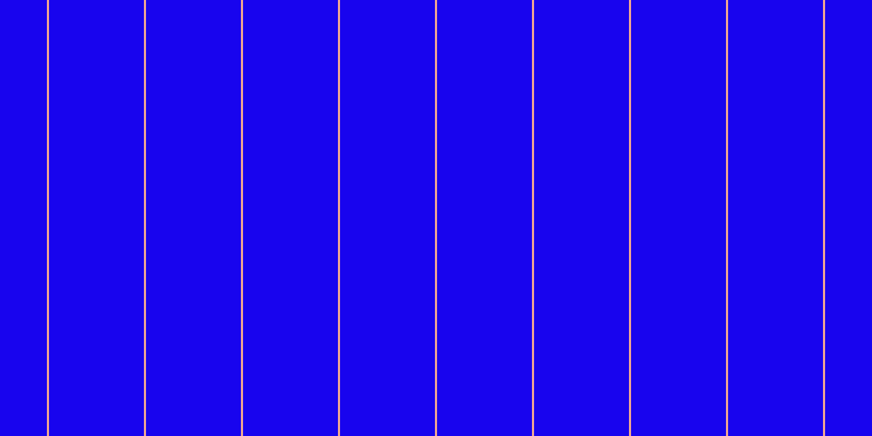 #1804ee, #eba393 vertical lines, two pixels wide, eighty-seven pixels apart