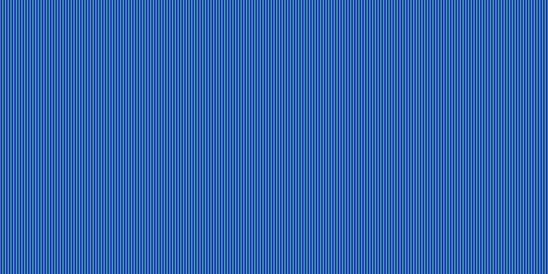#1825cd, #46a393 vertical lines, two pixels wide, two pixels apart