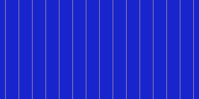 #1825cd, #caa393 vertical lines, two pixels wide, fifty-two pixels apart