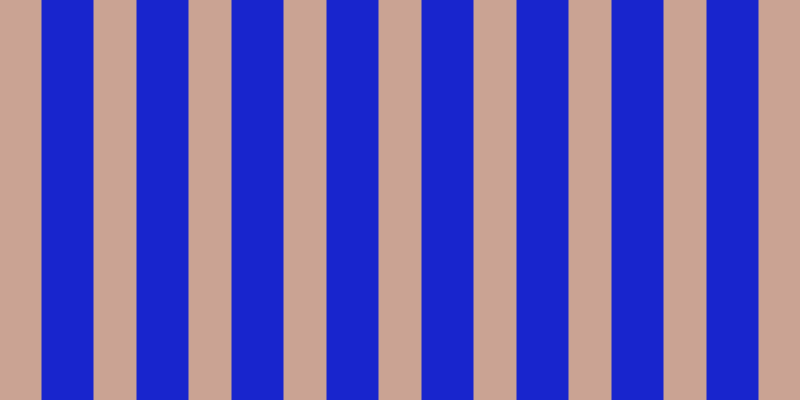 #1825cd, #caa393 vertical lines, forty-three pixels wide, fifty-two pixels apart