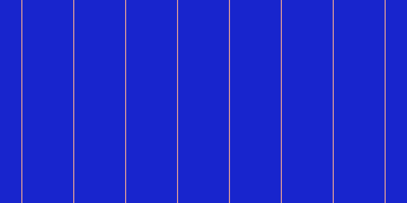 #1825cd, #eba393 vertical lines, two pixels wide, one hundred pixels apart