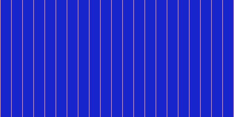 #1825cd, #eba393 vertical lines, two pixels wide, thirty-six pixels apart
