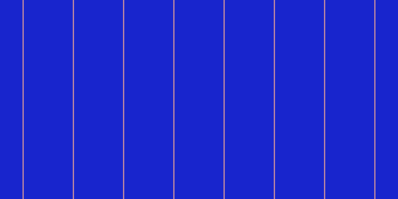 #1825cd, #eba393 vertical lines, two pixels wide, ninety-nine pixels apart