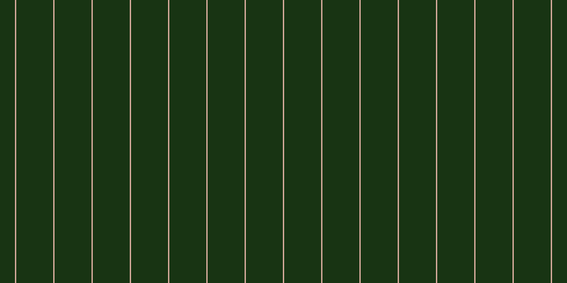 #183413, #caa393 vertical lines, two pixels wide, fifty-two pixels apart
