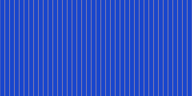 #1846cd, #caa393 vertical lines, two pixels wide, eighteen pixels apart