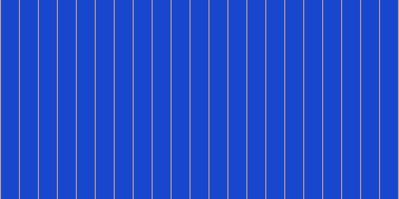 #1846cd, #caa393 vertical lines, two pixels wide, thirty-six pixels apart