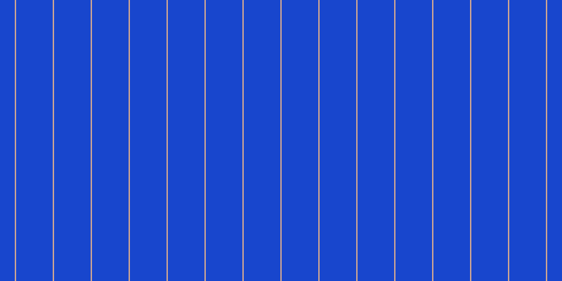 #1846cd, #caa393 vertical lines, two pixels wide, fifty-two pixels apart