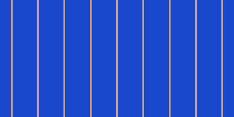 #1846cd, #caa393 vertical lines, six pixels wide, eighty-four pixels apart