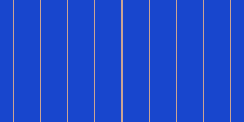 #1846cd, #caa393 vertical lines, four pixels wide, eighty-five pixels apart