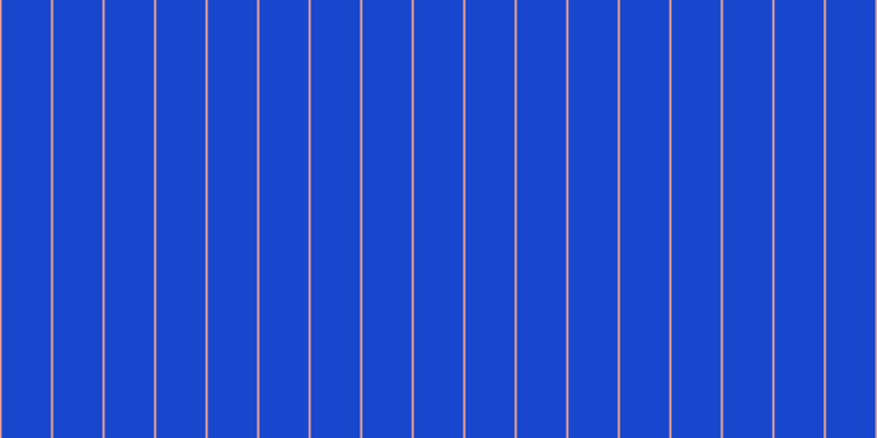 #1846cd, #eba393 vertical lines, two pixels wide, forty-five pixels apart