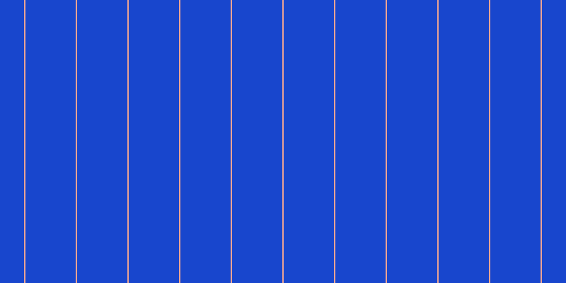 #1846cd, #eba393 vertical lines, two pixels wide, seventy-one pixels apart