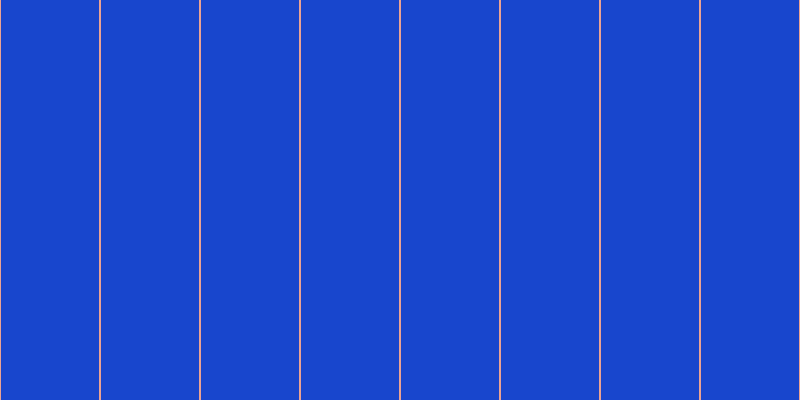 #1846cd, #eba393 vertical lines, two pixels wide, ninety-eight pixels apart