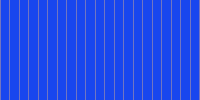 #1846ee, #caa393 vertical lines, two pixels wide, thirty-six pixels apart