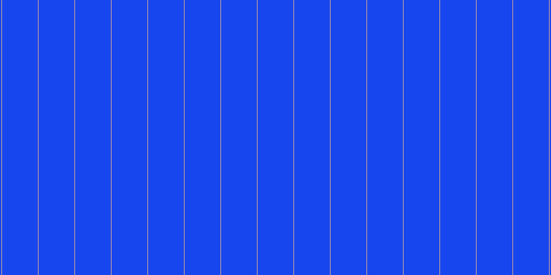 #1846ee, #caa393 vertical lines, one pixels wide, fifty-two pixels apart
