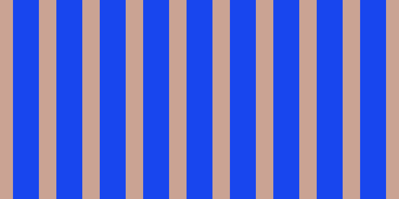 #1846ee, #caa393 vertical lines, thirty-five pixels wide, fifty-two pixels apart