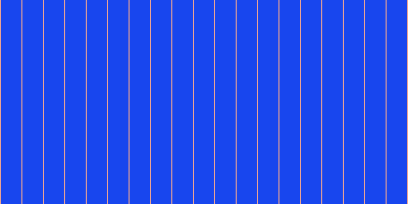 #1846ee, #eba393 vertical lines, two pixels wide, forty pixels apart