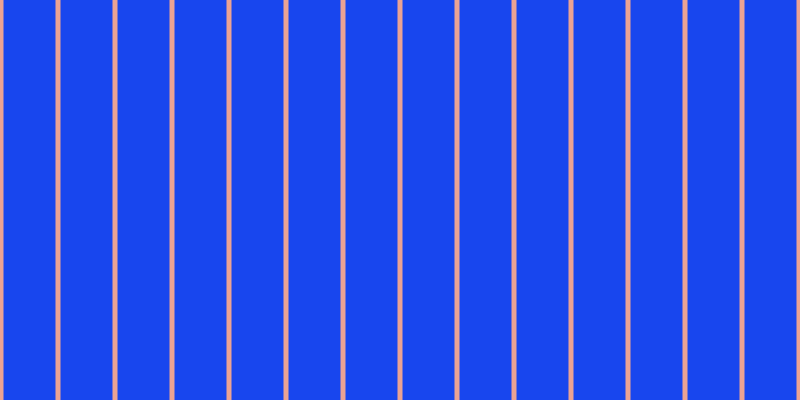 #1846ee, #eba393 vertical lines, five pixels wide, fifty-two pixels apart