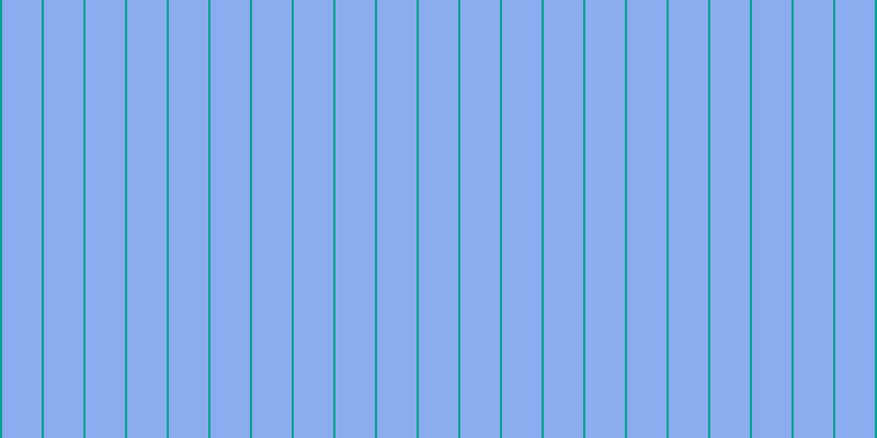 #185ae0 (50%), #04a393 vertical lines, two pixels wide, thirty-six pixels apart