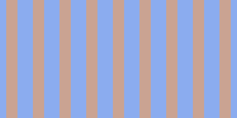#185ae0 (50%), #caa393 vertical lines, thirty-eight pixels wide, fifty-two pixels apart
