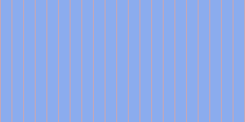 #185ae0 (50%), #eba393 vertical lines, two pixels wide, thirty-six pixels apart