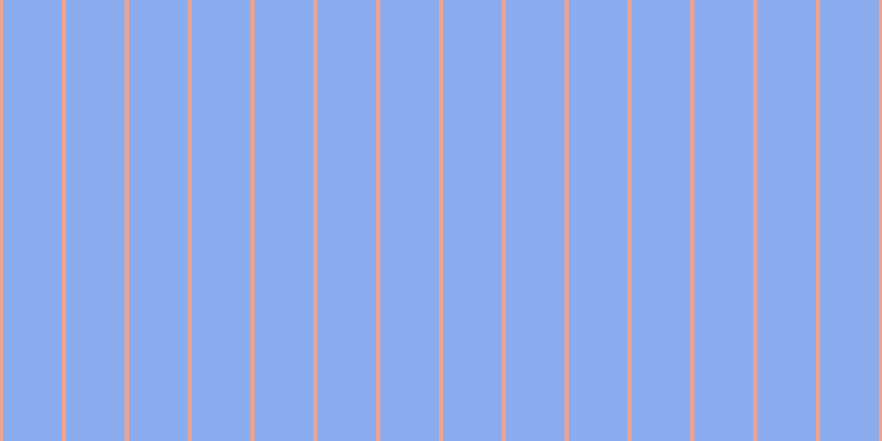 #185ae0 (50%), #eba393 vertical lines, four pixels wide, fifty-three pixels apart