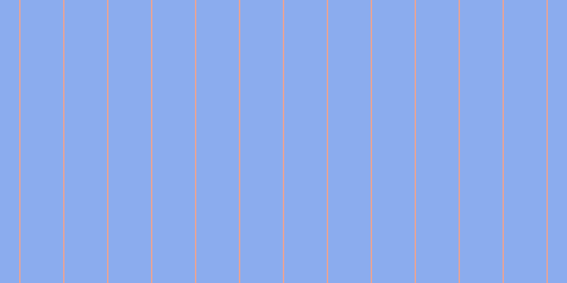 #185ae0 (50%), #eba393 vertical lines, two pixels wide, sixty pixels apart