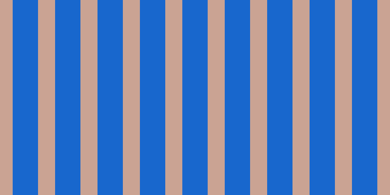 #1867cd, #caa393 vertical lines, thirty-five pixels wide, fifty-two pixels apart