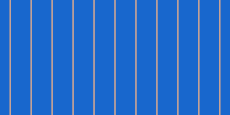 #1867cd, #caa393 vertical lines, four pixels wide, sixty-nine pixels apart