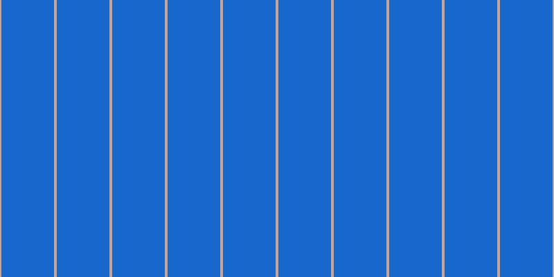 #1867cd, #caa393 vertical lines, four pixels wide, seventy-six pixels apart