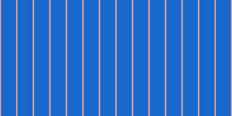 #1867cd, #eba393 vertical lines, five pixels wide, fifty-two pixels apart