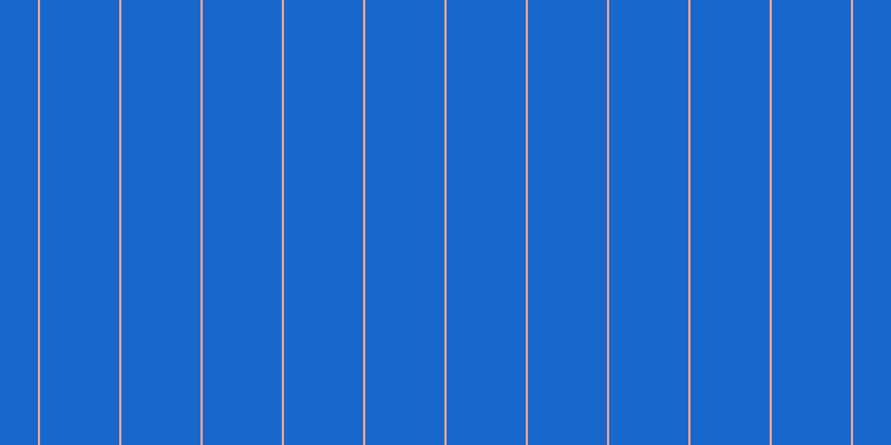 #1867cd, #eba393 vertical lines, two pixels wide, seventy-one pixels apart