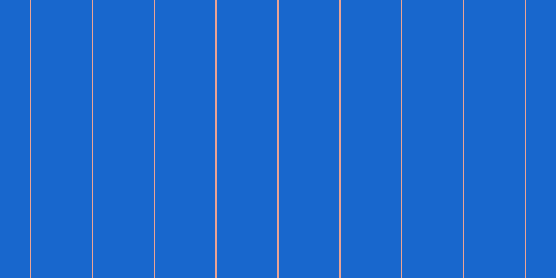 #1867cd, #eba393 vertical lines, two pixels wide, eighty-seven pixels apart