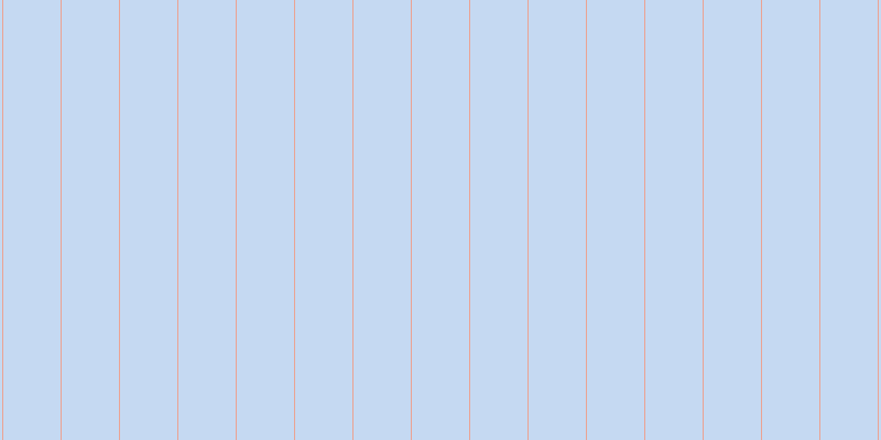 #1867cd (25%), #eba393 vertical lines, one pixels wide, fifty-two pixels apart