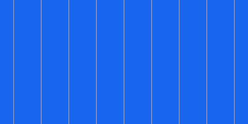 #1867ee, #caa393 vertical lines, two pixels wide, eighty-seven pixels apart