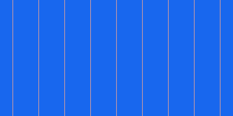 #1867ee, #eba393 vertical lines, two pixels wide, eighty-seven pixels apart