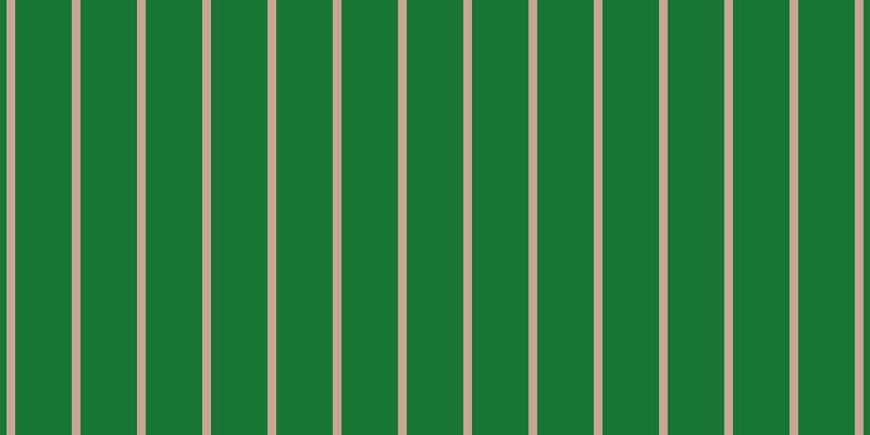 #187634, #caa393 vertical lines, eight pixels wide, fifty-two pixels apart