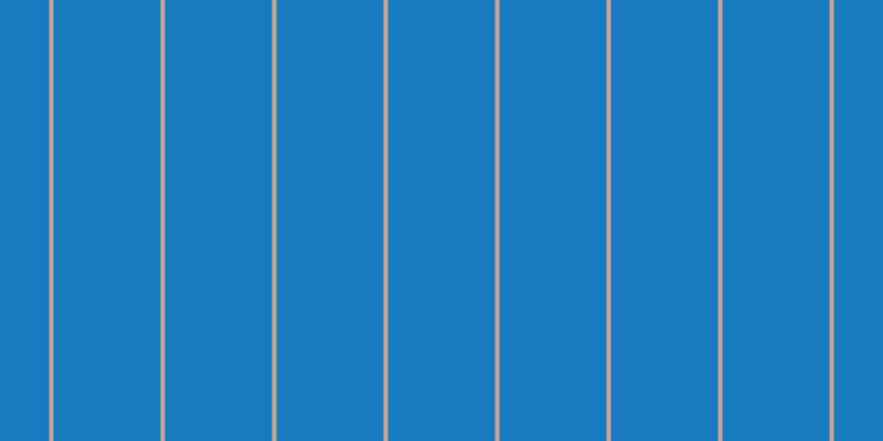 #187bbf, #caa393 vertical lines, four pixels wide, ninety-seven pixels apart