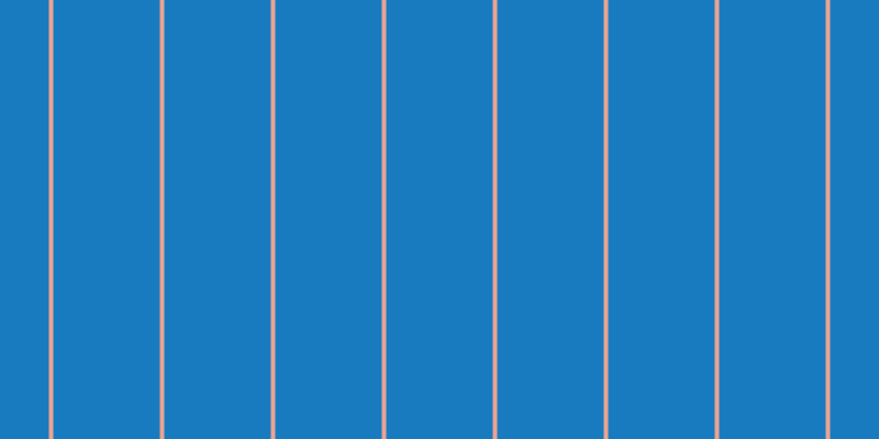 #187bbf, #eba393 vertical lines, four pixels wide, ninety-seven pixels apart