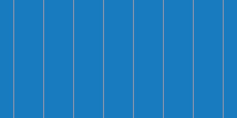 #187bbf, #eba393 vertical lines, two pixels wide, ninety-nine pixels apart